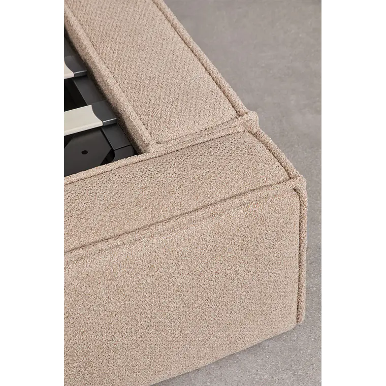 Cama Lunari: Confort Premium en Chenilla Blanco Roto 17