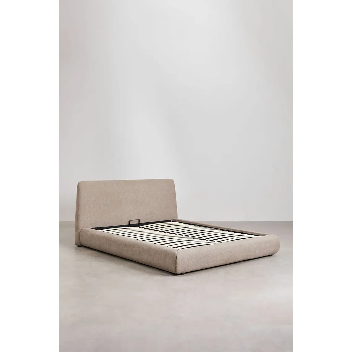 Cama Norena: Canapé Abatible en Tela Beige Crema 3