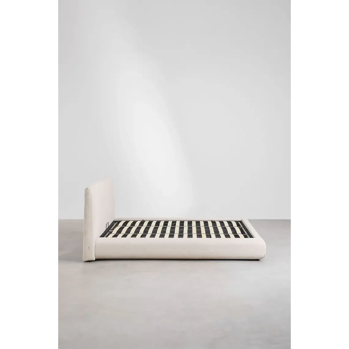 Cama Norena: Canapé Abatible en Tela Beige Crema 20