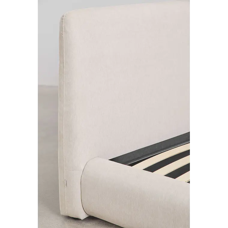 Cama Norena: Canapé Abatible en Tela Beige Crema 22