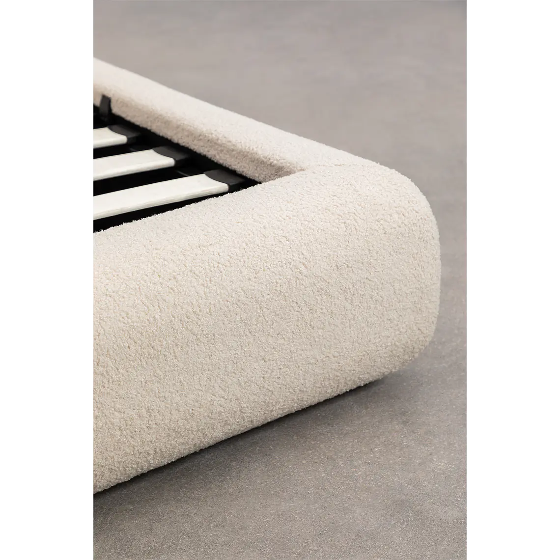 Cama Norena: Canapé Abatible en Tela Beige Crema 14