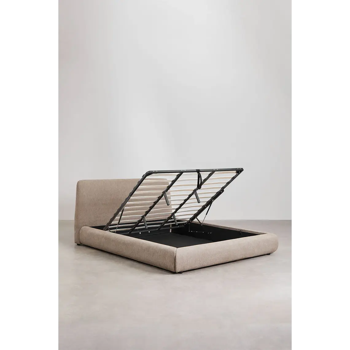 Cama Norena: Canapé Abatible en Tela Beige Crema 18