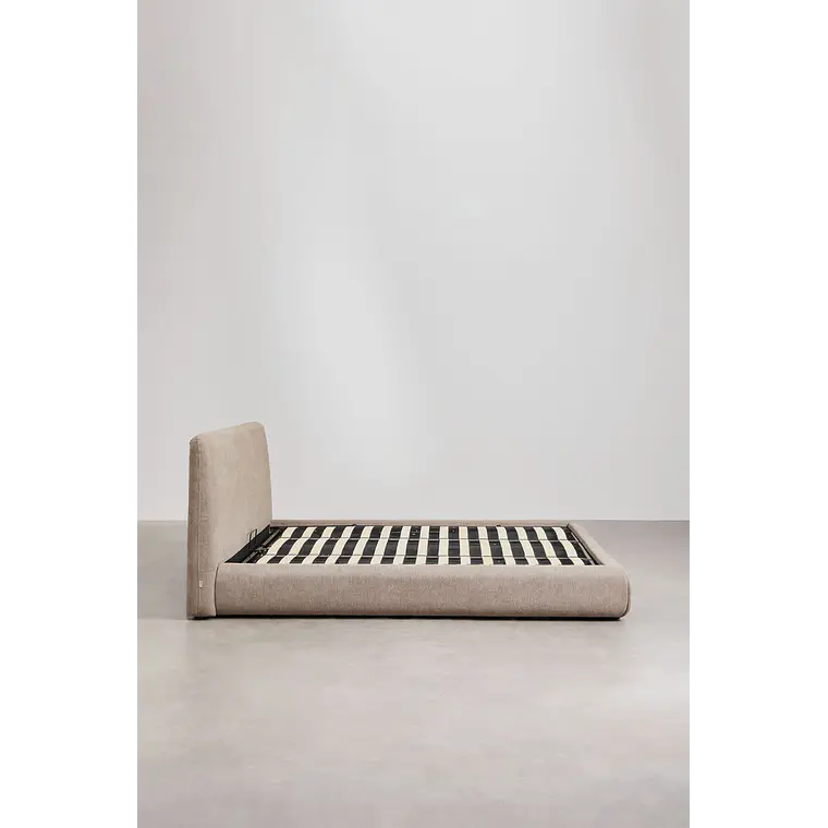 Cama Norena: Canapé Abatible en Tela Beige Crema 19