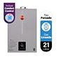 Calefont Digital 21 litros Gas licuado Tiro Forzado con Control Remoto - Miniatura 1