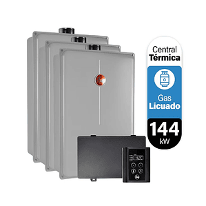 Pack Central de Agua Caliente Sanitaria Instantánea 144 kW Gas Licuado