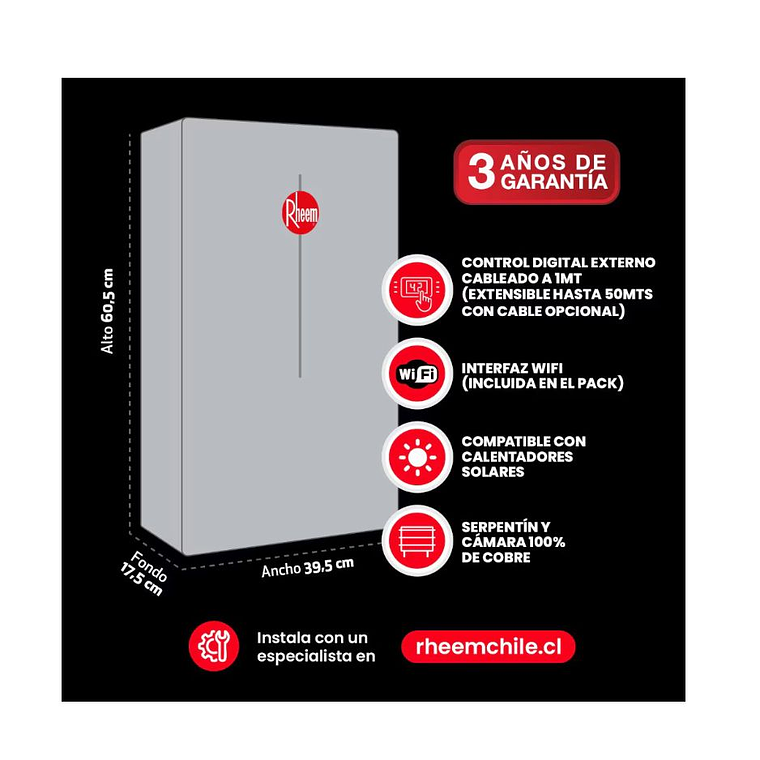 Pack Central de Agua Caliente Sanitaria Instantánea 144 kW Gas Licuado 5