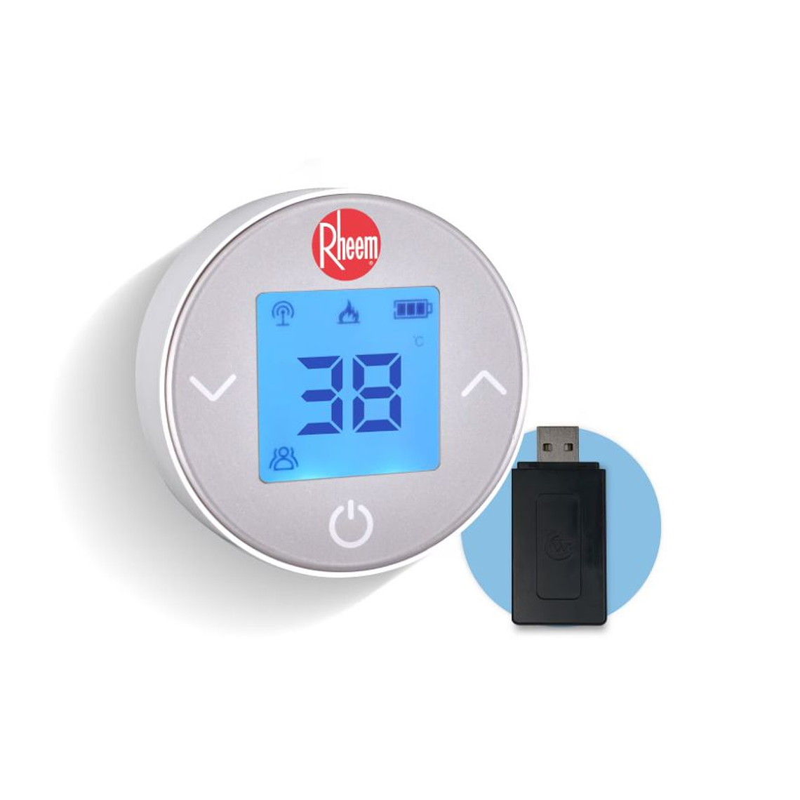 Calefont Digital 18 litros Gas licuado Tiro Forzado con Control Remoto 3