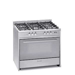MEIRELES Cocina Gas 90cm 5 Fuegos Horno Gas Inox G 910 X 