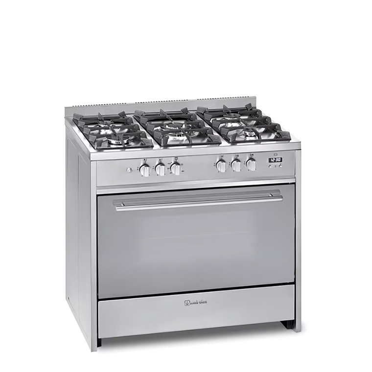 MEIRELES Cocina Gas 90cm 5 Fuegos Horno Gas Inox G 910 X 1