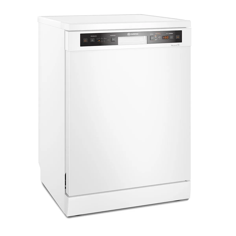 Lavavajillas 14 Cubiertos Mademsa con Función Higienzar 70° y Panel Digital 14C BZG Blanca 5