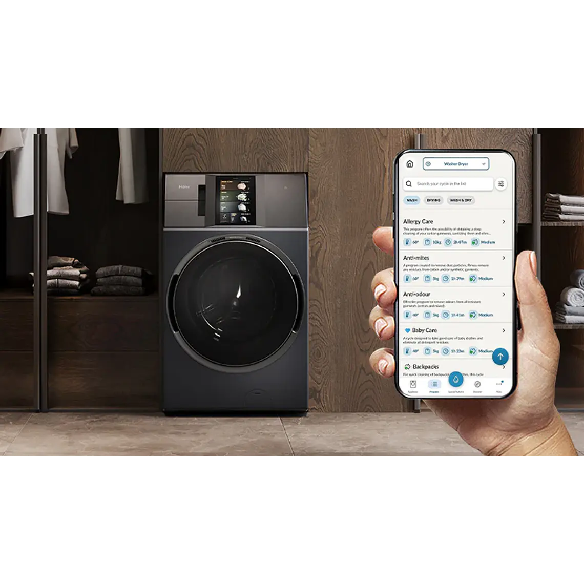 Lavadora secadora Couture Care Collection 11 18