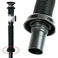 Desagüe universal con tubo sifón fexible para vanitorio Domsa WY020-Negro - Miniatura 7