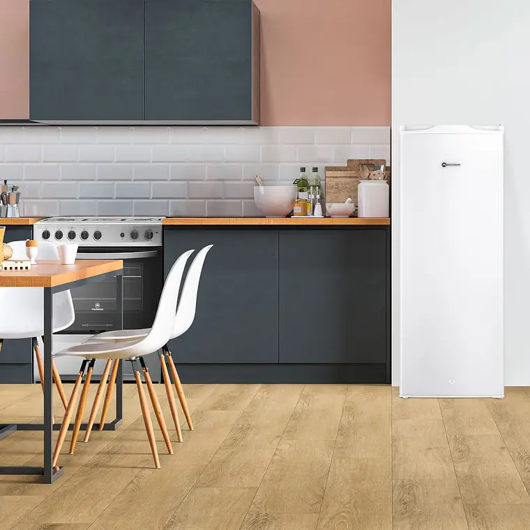 Congelador Freezer Mademsa Vertical 168L Frío Directo con Puerta Reversible MFV645B Blanco 6