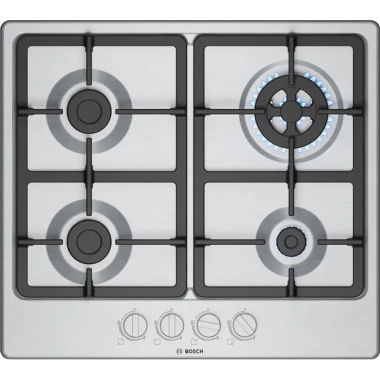 Serie 4 Placa de gas 60 cm Acero Inoxidable 1