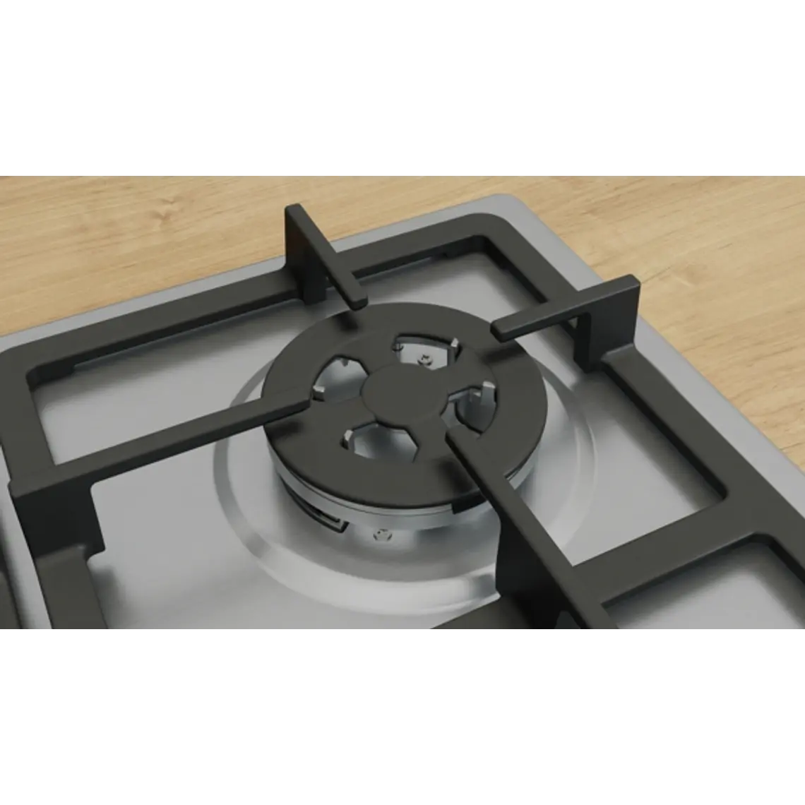 Serie 4 Placa de gas 60 cm Acero Inoxidable 2