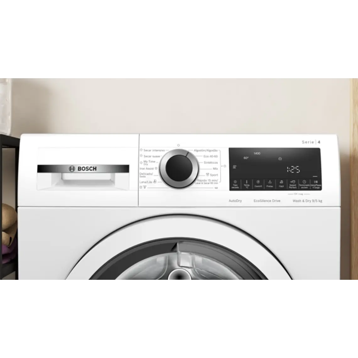 Serie 4 Lavadora-secadora 9/5 kg máx. 1400 rpm 3