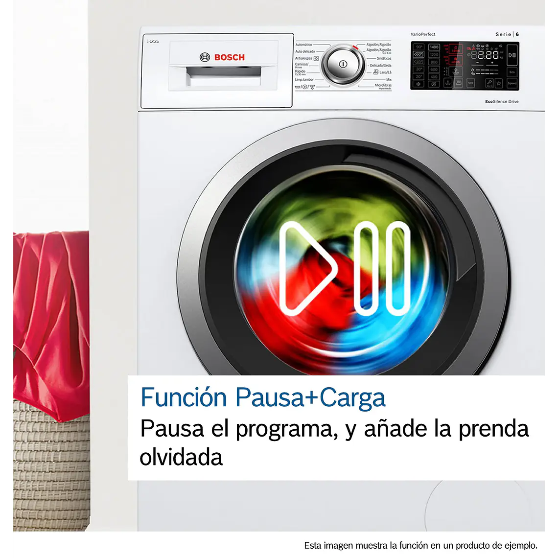 Bosch Serie 6 Lavadora de carga frontal 9 kg máx. 1400 rpm · WGG244Z0ES 8