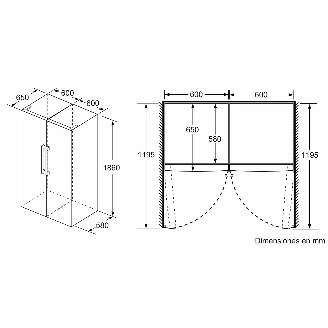 Bosch Serie 4 Refrigerador de Libre instalación 186 x 60 cm Acero inoxidable · KSV36CIDP 9