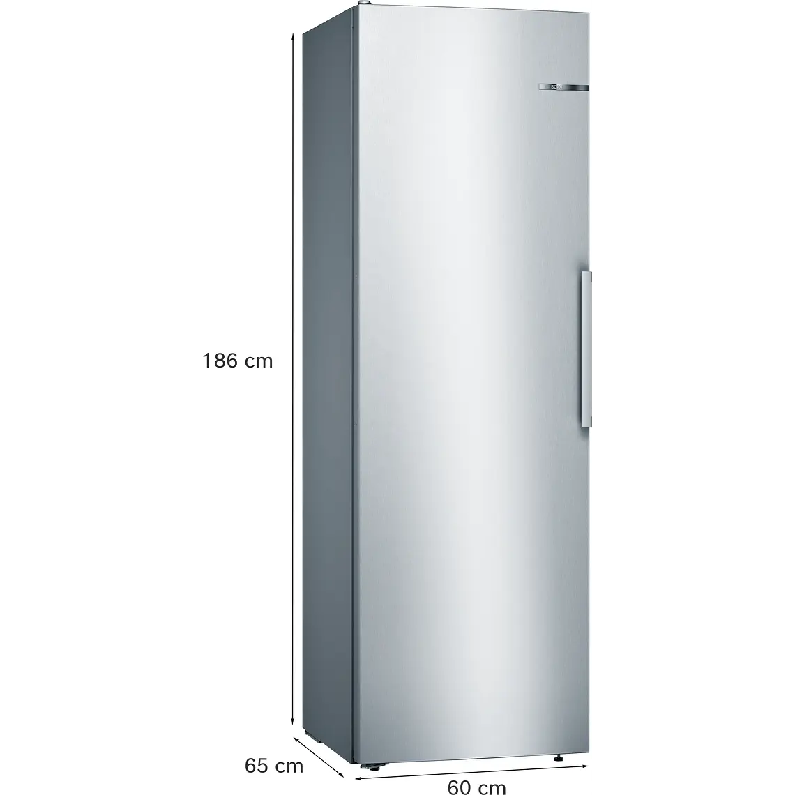 Bosch Serie 4 Refrigerador de Libre instalación 186 x 60 cm Acero inoxidable · KSV36CIDP 7