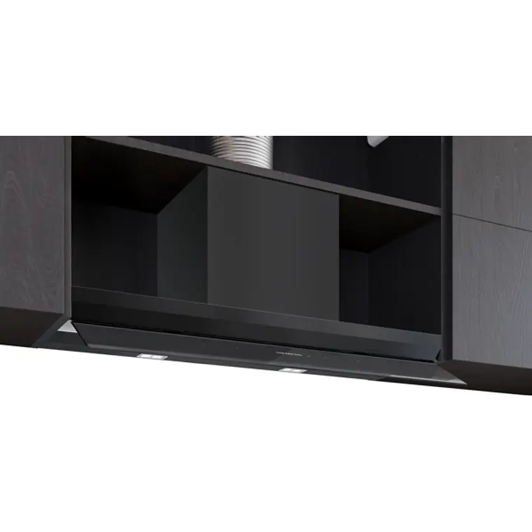 iQ700, Campana decorativa integrable, 90 cm, Cristal negro, Negro mate 3