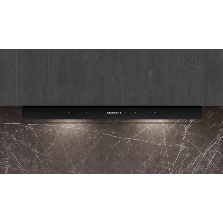 iQ700, Campana decorativa integrable, 80 cm, Cristal negro, Negro mate 4