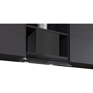 iQ700, Campana decorativa integrable, 60 cm, Cristal negro, Negro mate