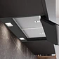 iQ700, Campana decorativa integrable, 60 cm, Cristal negro, Negro mate - Miniatura 7