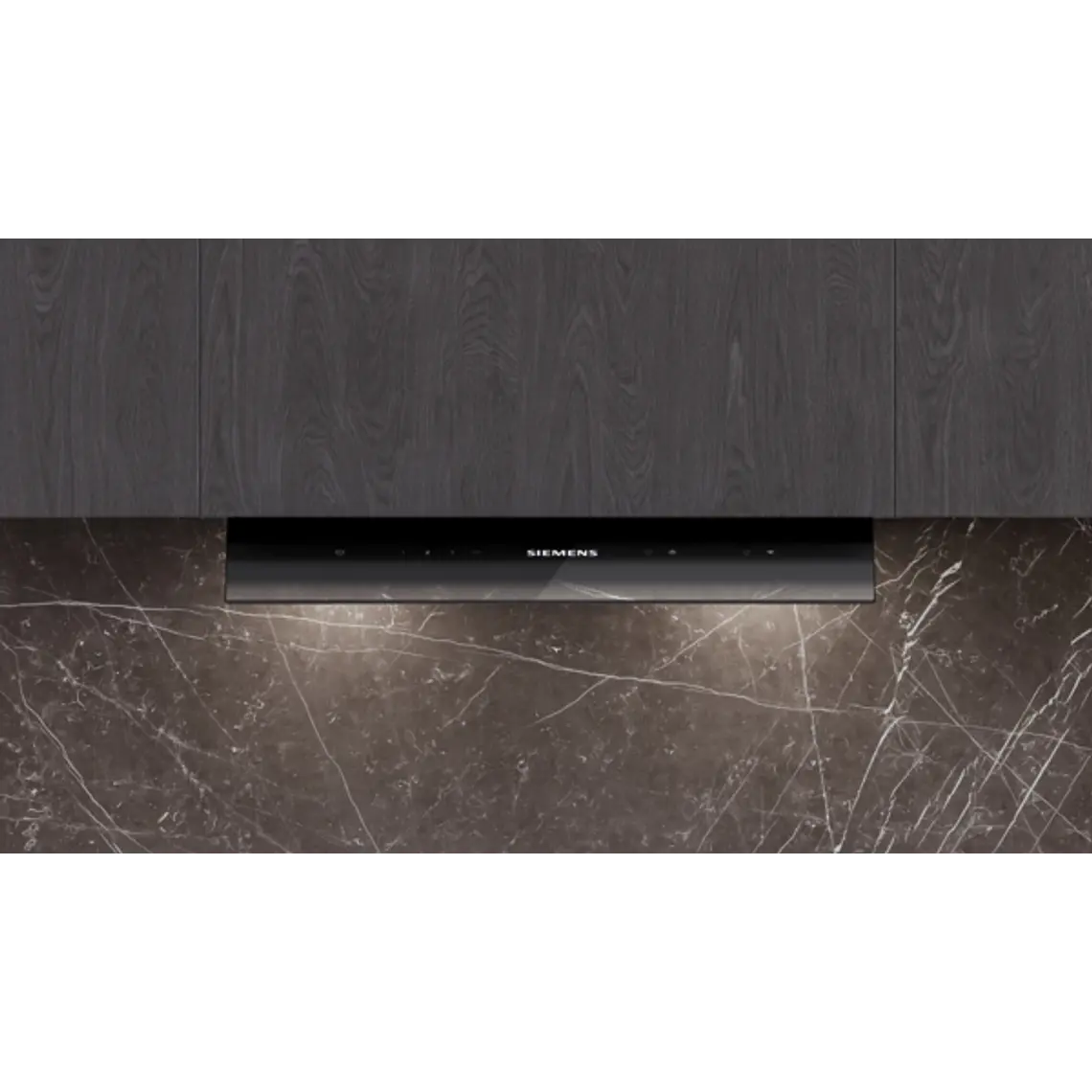iQ500, Campana decorativa integrable, 60 cm, Cristal negro, Negro mate 4