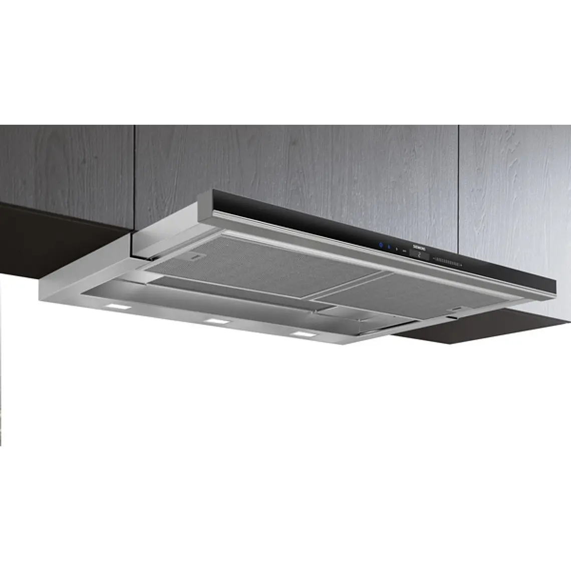 iQ700, Campana telescópica, 90 cm, Acero inoxidable 1