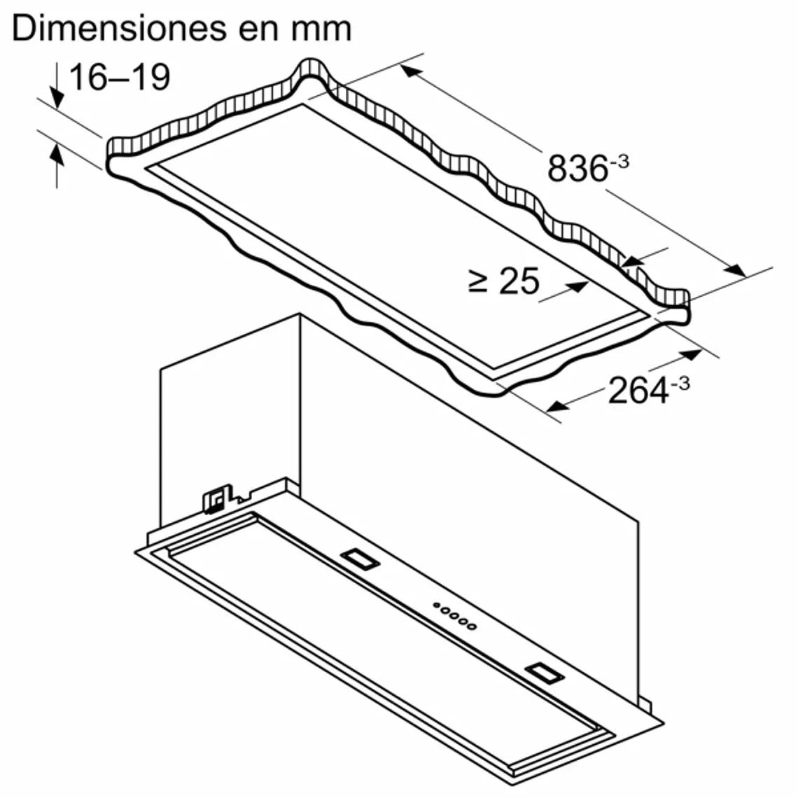 iQ700, Módulo de integración, 86 cm, Negro 12
