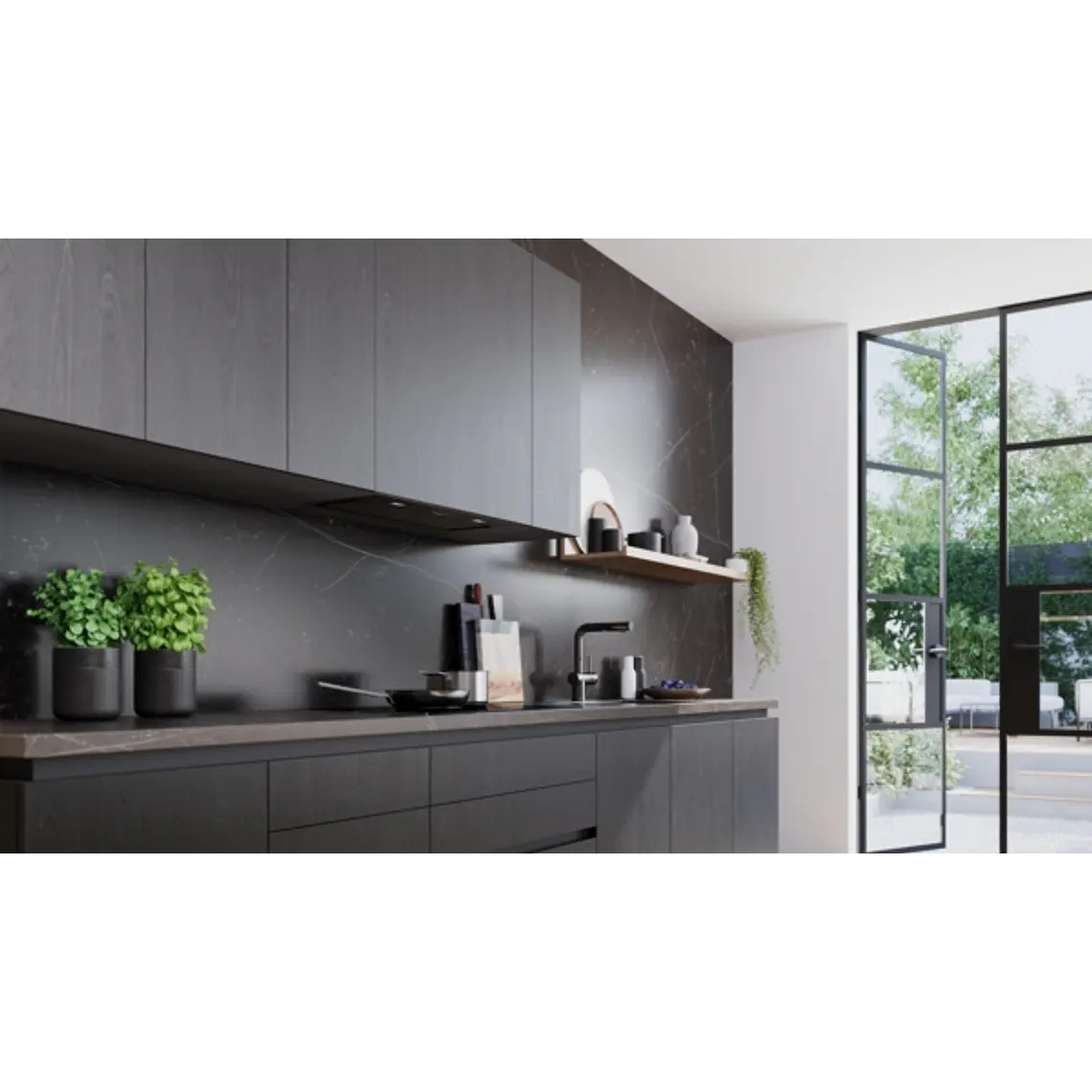 iQ700, Módulo de integración, 70 cm, Negro 3