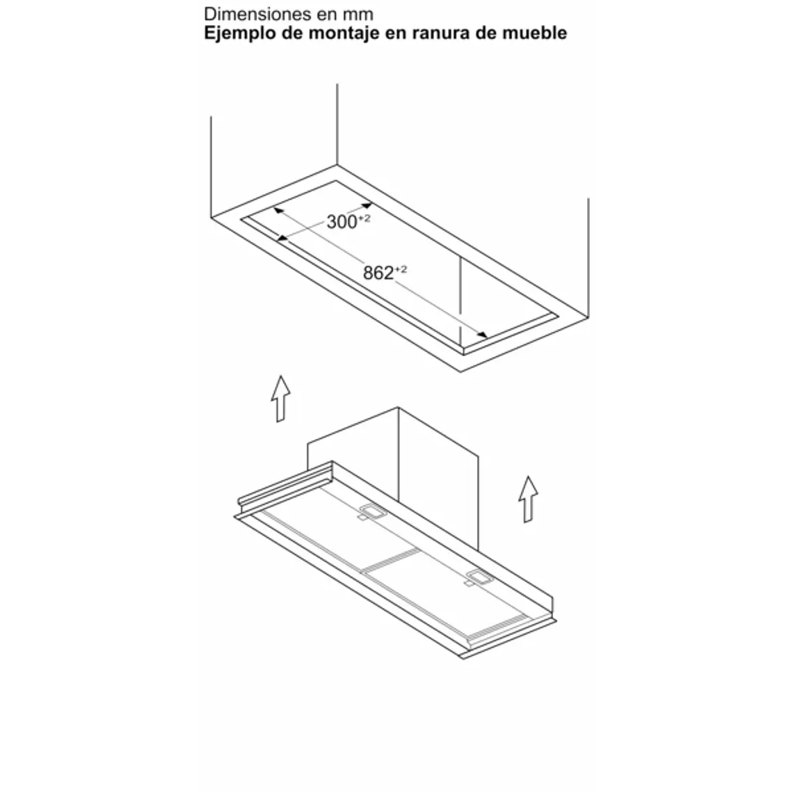 iQ300, Campana decorativa integrable, 90 cm, Cristal transparente, Negro mate 14