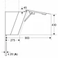 iQ700, Campana decorativa de pared, 90 cm, Cristal negro, Negro - Miniatura 11