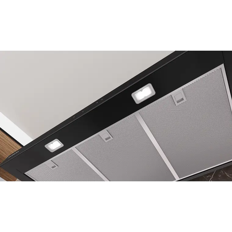 iQ500, Campana decorativa de pared, 60 cm, Negro mate 5