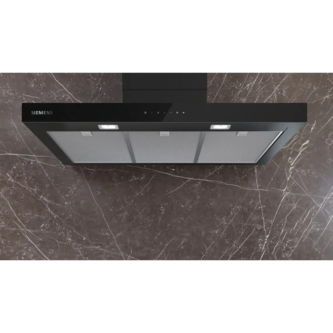 iQ500, Campana decorativa de pared, 60 cm, Negro mate 3