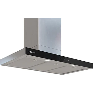 iQ500, Campana decorativa de pared, 90 cm, Acero mate antihuellas