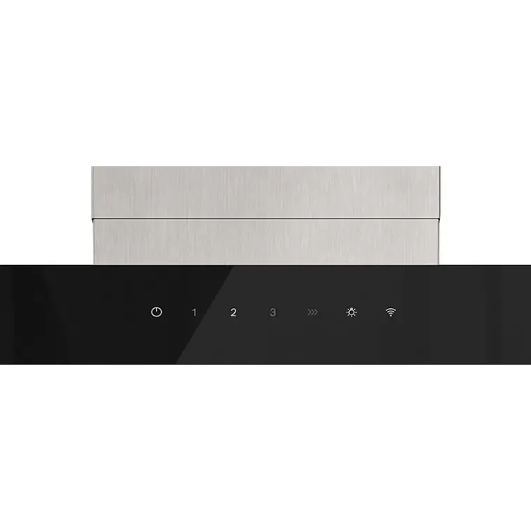 iQ500, Campana decorativa de pared, 90 cm, Acero mate antihuellas 4
