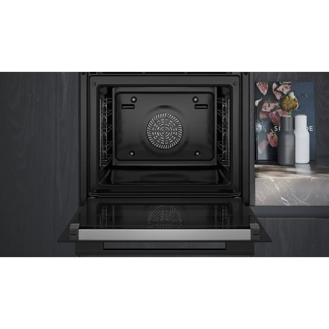 SIEMENS iQ700, Horno, 60 x 60 cm, Negro 5