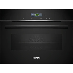 SIEMENS iQ700, Horno compacto, 60 x 45 cm, Negro