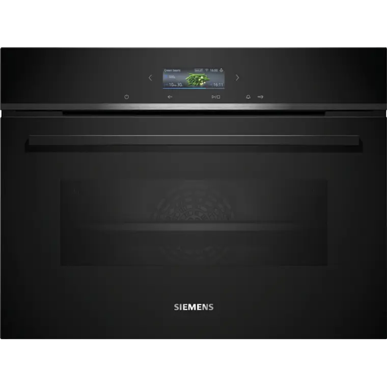 SIEMENS iQ700, Horno compacto, 60 x 45 cm, Negro 3
