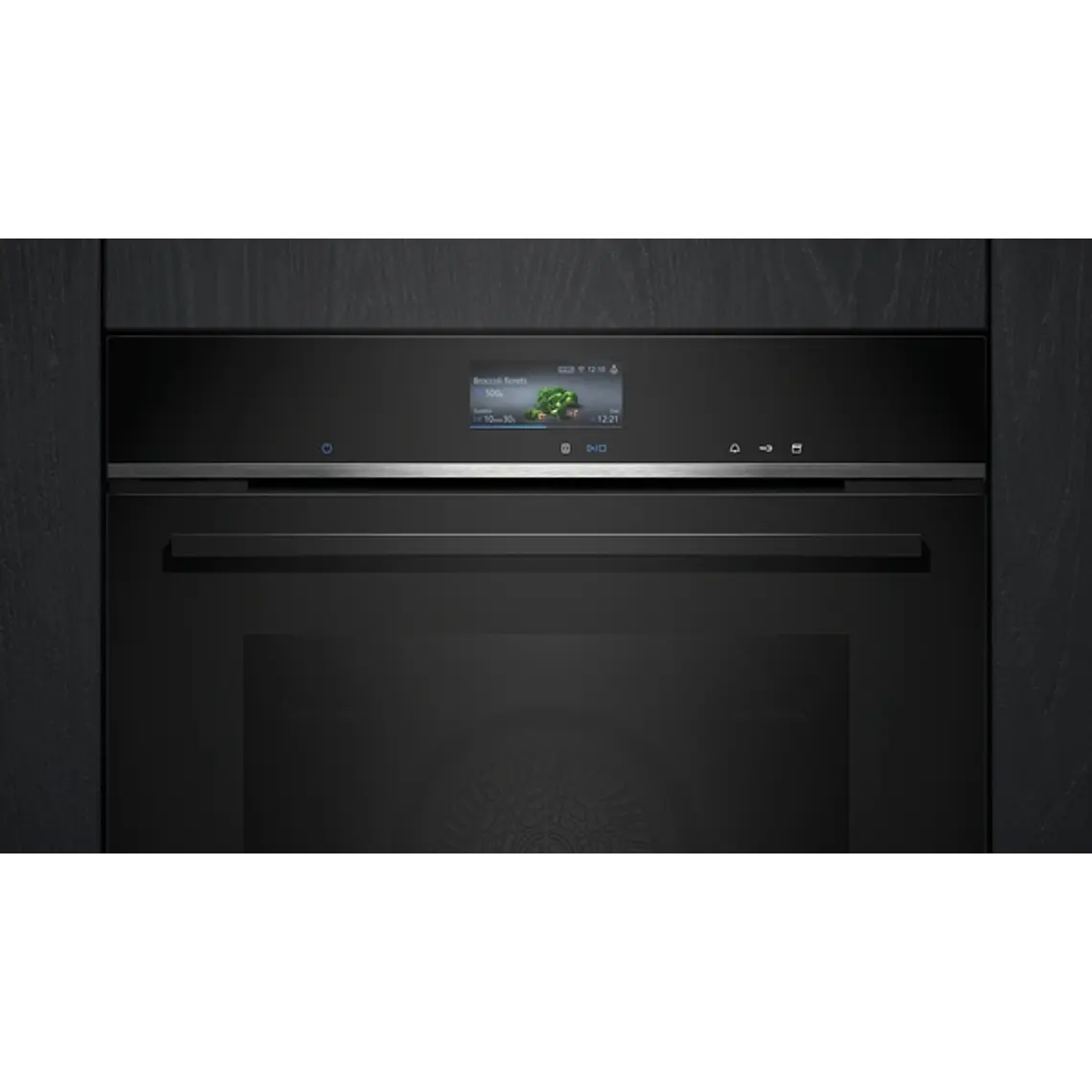 SIEMENS iQ700, Horno con vapor, 60 x 60 cm, Negro 5