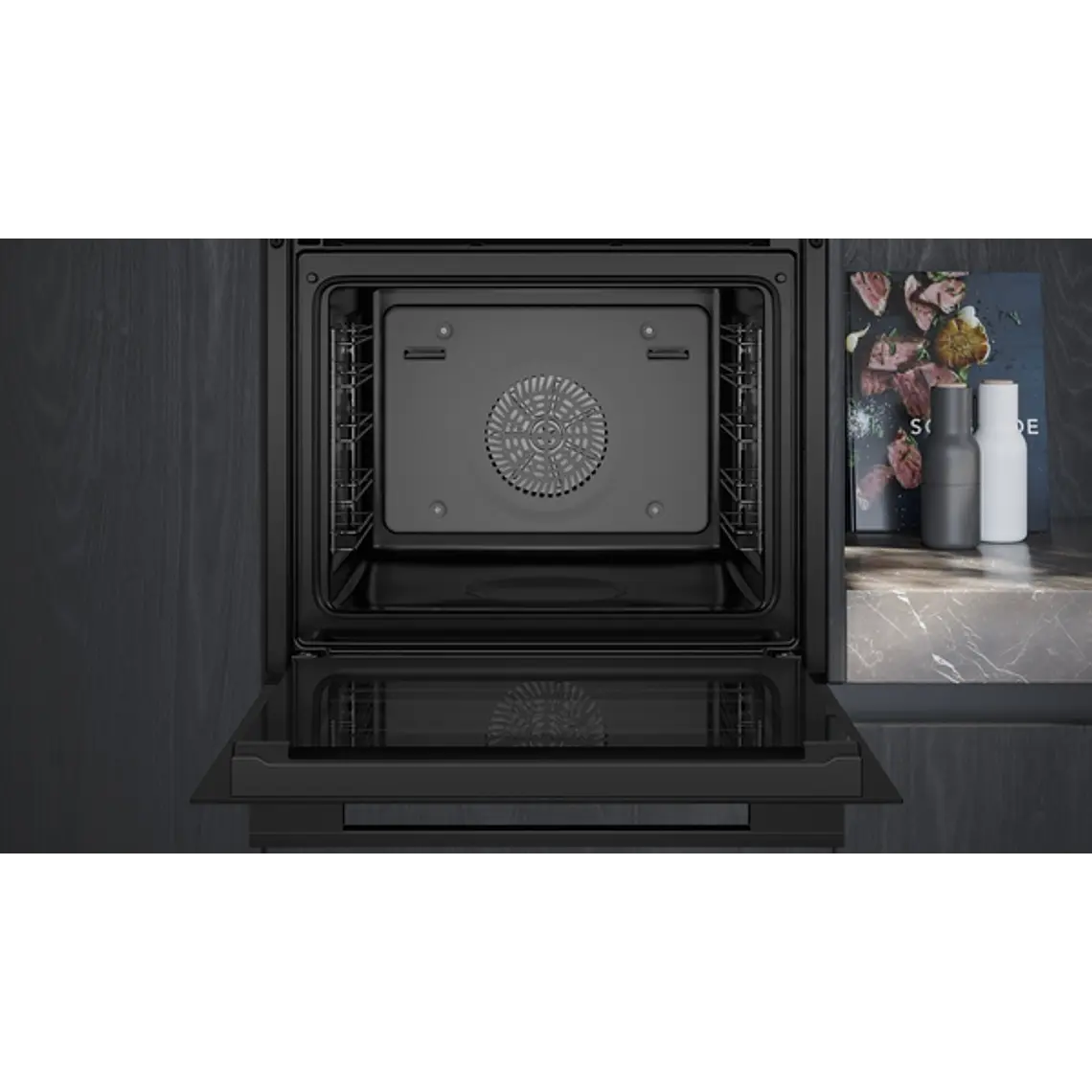 SIEMENS iQ700, Horno con vapor, 60 x 60 cm, Negro 10