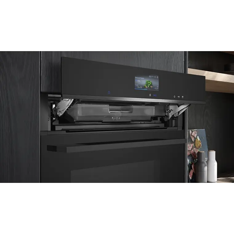 SIEMENS iQ700, Horno con vapor, 60 x 60 cm, Negro 4