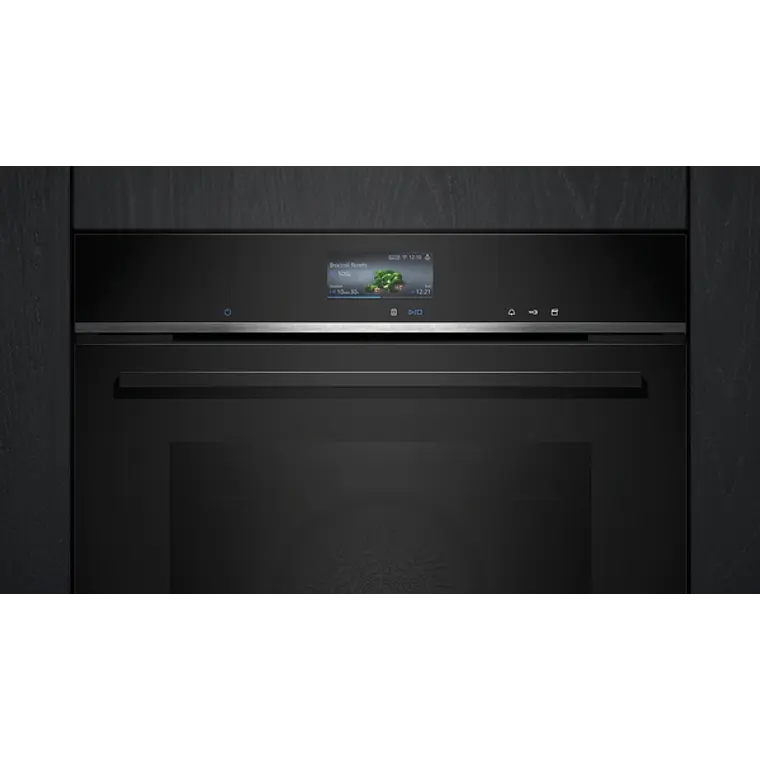 SIEMENS iQ700, Horno con vapor, 60 x 60 cm, Negro 5