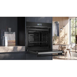 SIEMENS iQ700, Horno con vapor, 60 x 60 cm, Negro