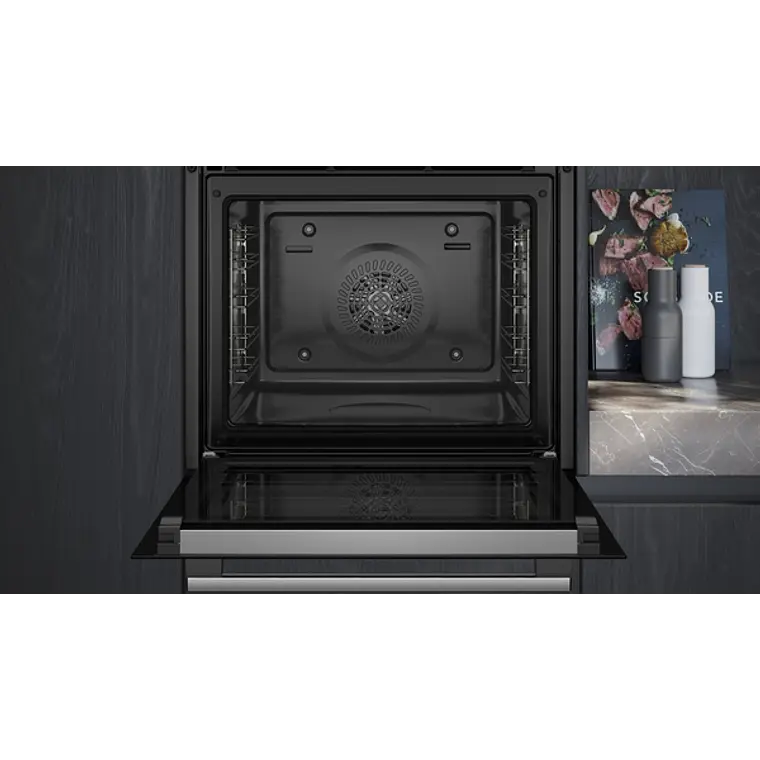 SIEMENS iQ300, Horno con vapor, 60 x 60 cm, Acero inoxidable 6