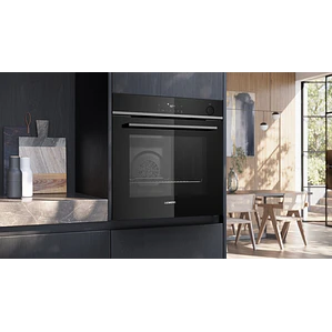 SIEMENS iQ300, Horno con vapor, 60 x 60 cm, Acero inoxidable