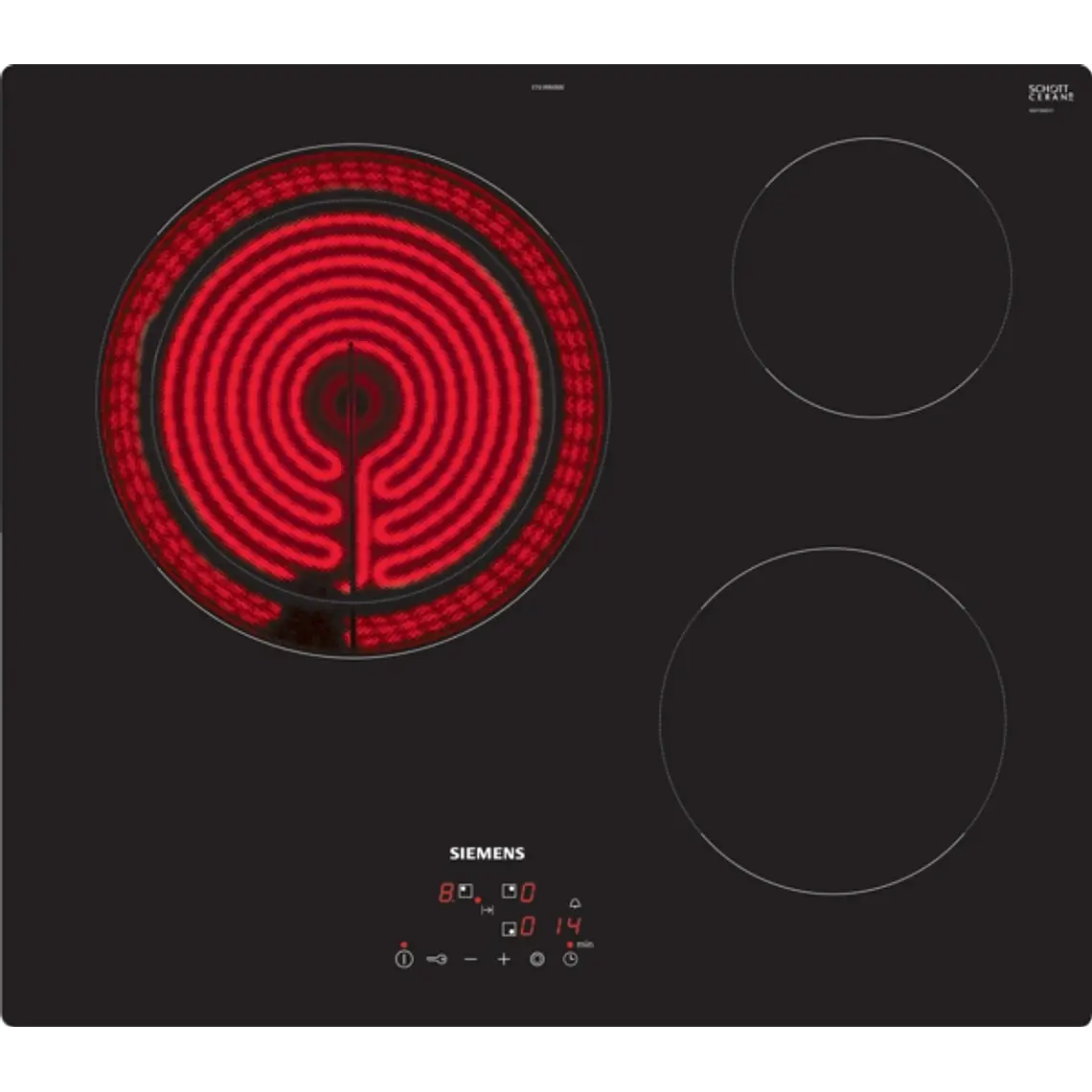 SIEMENS iQ300, Encimera vitrocerámica, 60 cm, sin perfiles 1