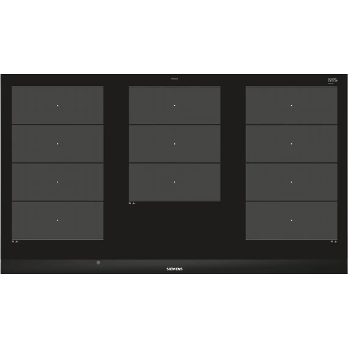 SIEMENS iQ700, Encimera de inducción, 90 cm, con perfiles 2