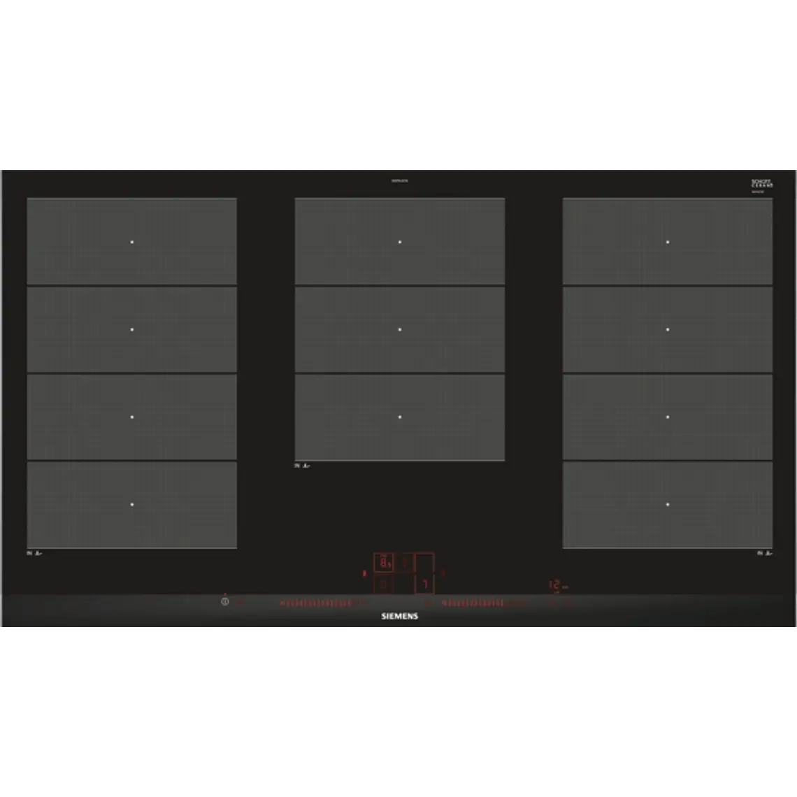 SIEMENS iQ700, Encimera de inducción, 90 cm, con perfiles 1